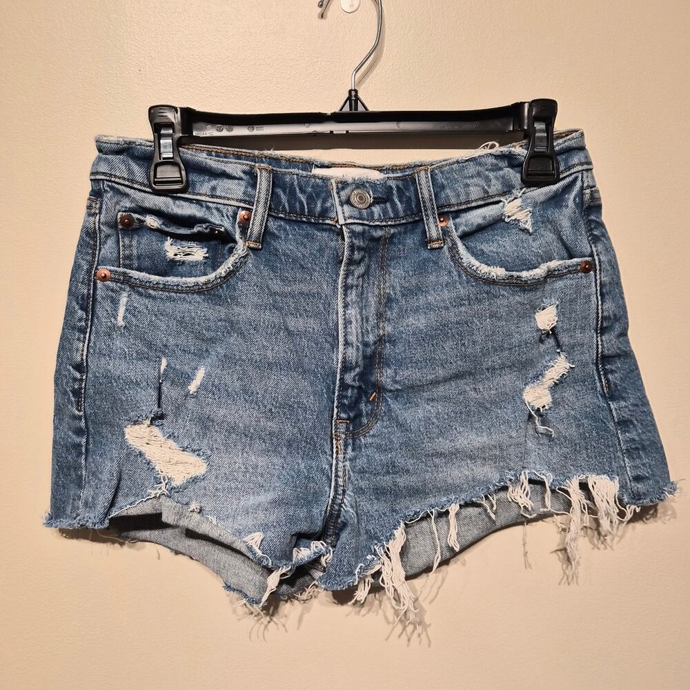 Abercrombie & Fitch the Mom Short High Rise 28 6